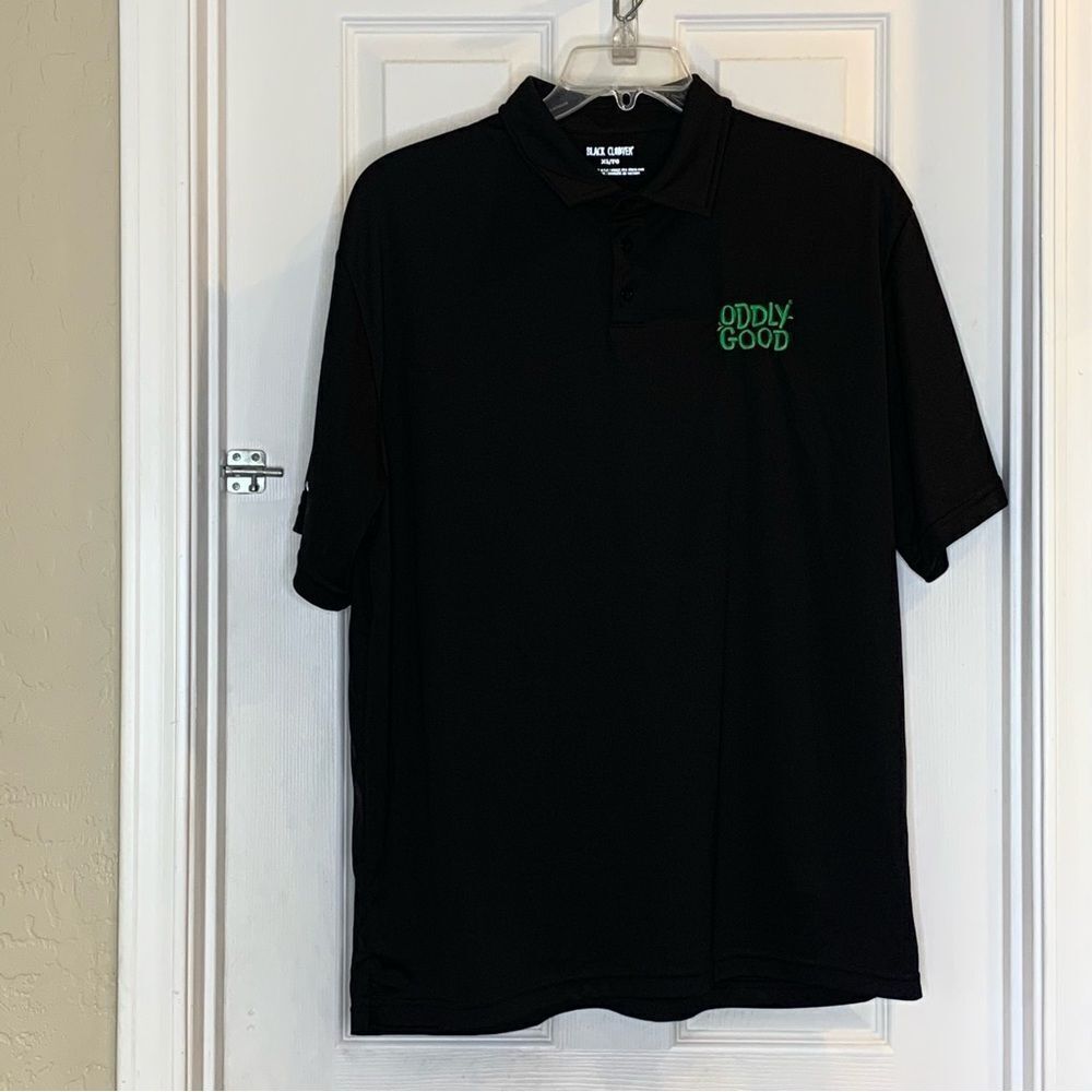 Black Clover Live Lucky Golf Polo Black Size XL Oddly Good
